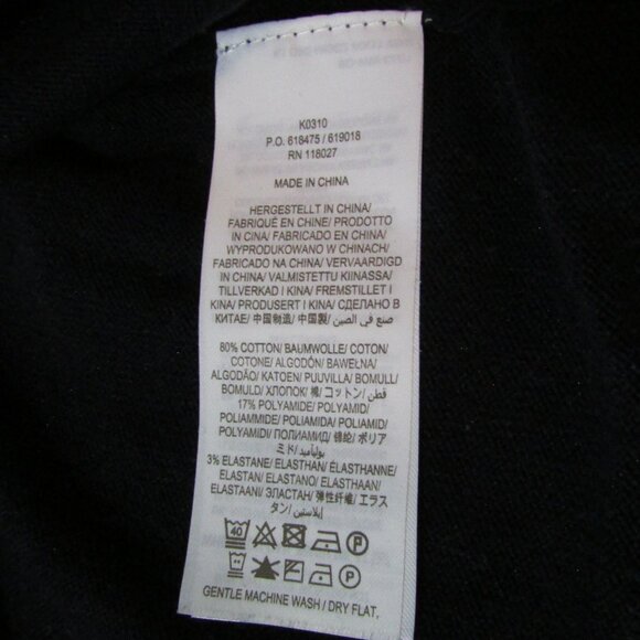 Boden Navy & Yellow Lightweight Sweater / Top  Soft Stretch - Picture 5 of 5